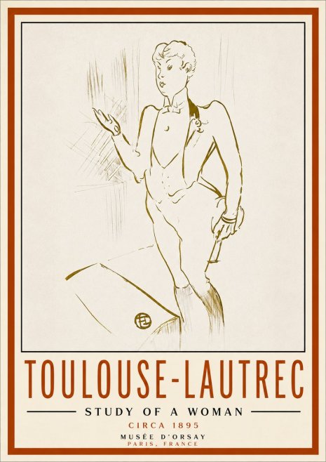 Toulouse-Lautrec The Poet of Parisian Life No6 - Juliste