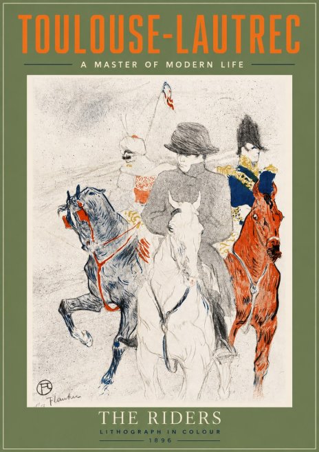 Toulouse-Lautrec The Riders No3 - Juliste