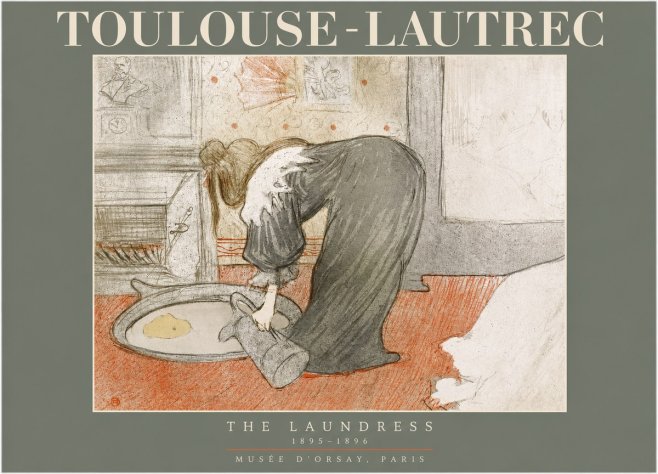 Toulouse-Lautrec The Laundress No2 - Juliste