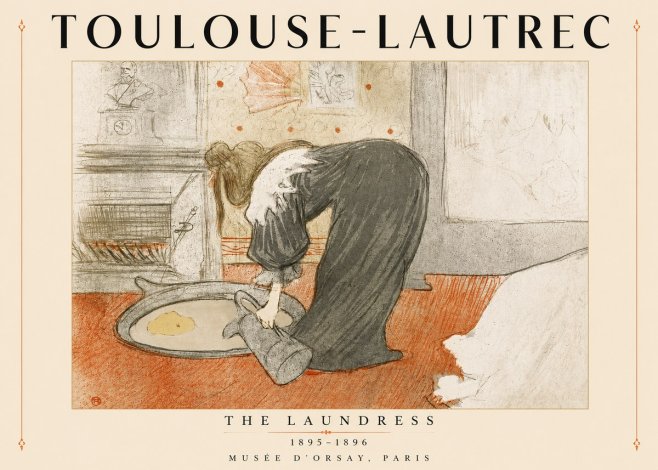 Toulouse-Lautrec The Laundress No4 - Juliste