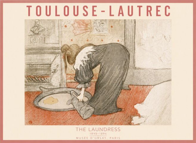 Toulouse-Lautrec The Laundress No6 - Juliste