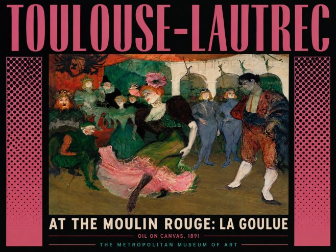 Toulouse-Lautrec At the Moulin Rouge: La Goulue No6 - Juliste