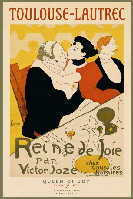 Toulouse-Lautrec Reine De Joie II No5 - Juliste