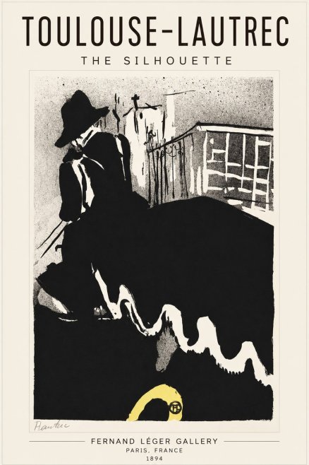 Toulouse-Lautrec The Silhouette No1 - Juliste