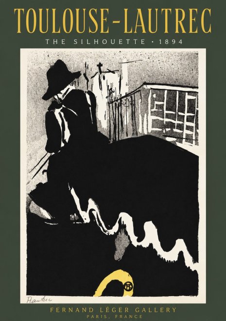 Toulouse-Lautrec The Silhouette No2 - Juliste