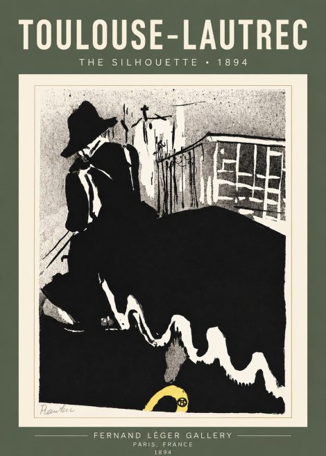 Toulouse-Lautrec The Silhouette No4 - Juliste
