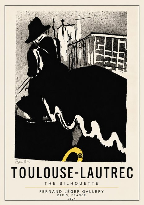 Toulouse-Lautrec The Silhouette No5 - Juliste