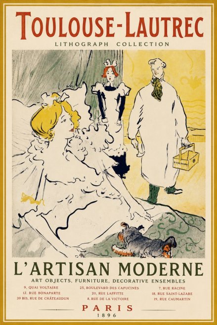 Toulouse-Lautrec L'artisan Moderne No2 - Juliste