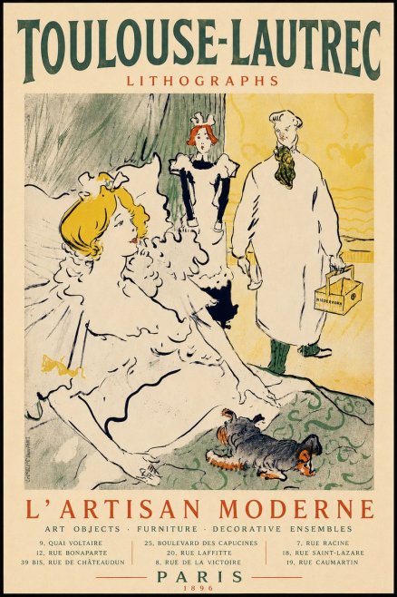 Toulouse-Lautrec L'artisan Moderne No4 - Juliste