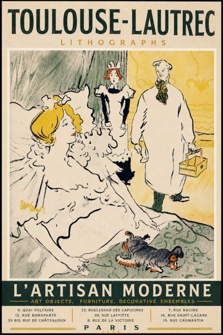 Toulouse-Lautrec L'artisan Moderne No5 - Juliste
