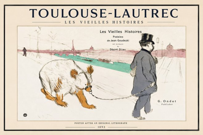 Toulouse-Lautrec Les Vieilles Histoires I No1 - Juliste