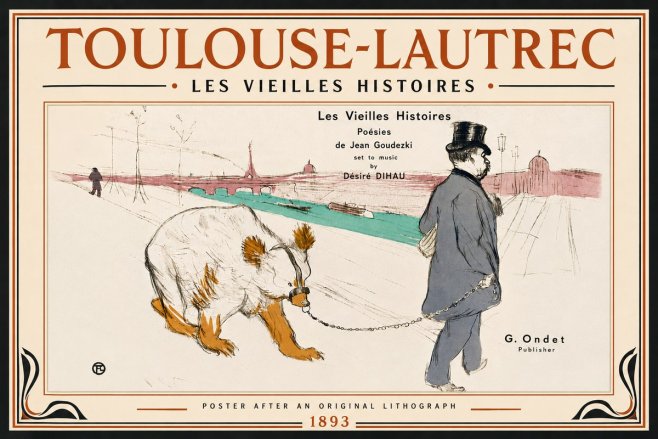 Toulouse-Lautrec Les Vieilles Histoires I No5 - Juliste