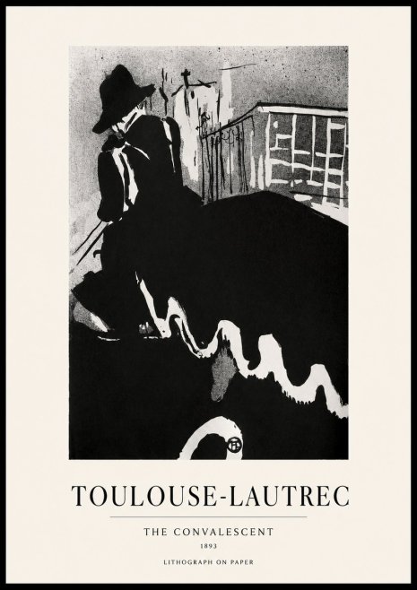 Toulouse-Lautrec The Convalescent No1 - Juliste