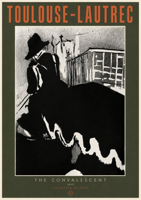Toulouse-Lautrec The Convalescent No2 - Juliste