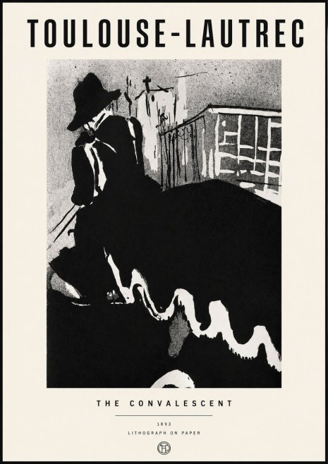 Toulouse-Lautrec The Convalescent No3 - Juliste