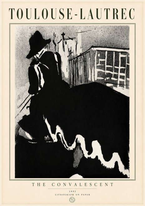 Toulouse-Lautrec The Convalescent No4 - Juliste