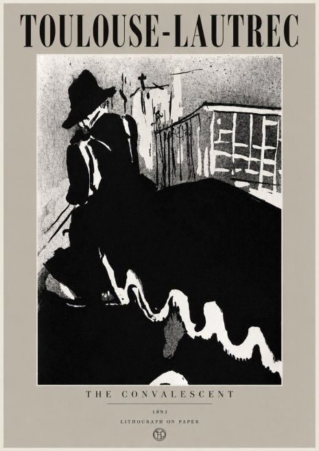Toulouse-Lautrec The Convalescent No6 - Juliste