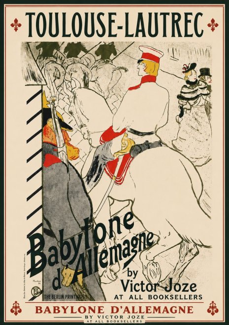 Toulouse-Lautrec Babylone D'allemagne No5 - Juliste