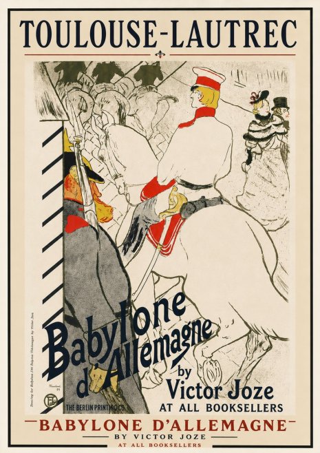 Toulouse-Lautrec Babylone D'allemagne No6 - Juliste