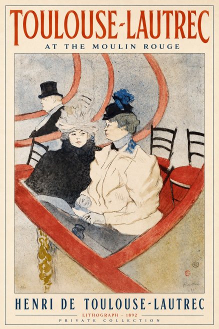Toulouse-Lautrec At the Moulin Rouge XVI No2 - Juliste