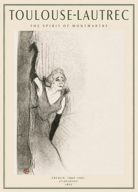 Toulouse-Lautrec The Spirit of Montmartre No3 - Juliste