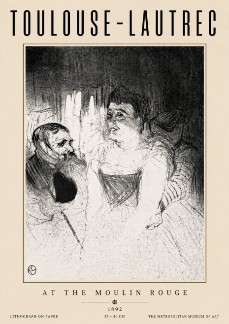 Toulouse-Lautrec At the Moulin Rouge XVII No5 - Juliste