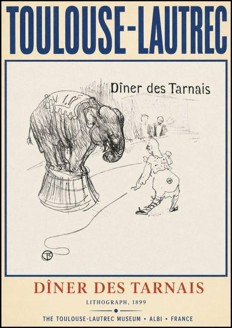 Toulouse-Lautrec Dîner Des Tarnais No2 - Juliste