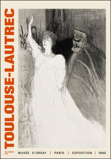 Toulouse-Lautrec The Ecstasy No2 - Juliste