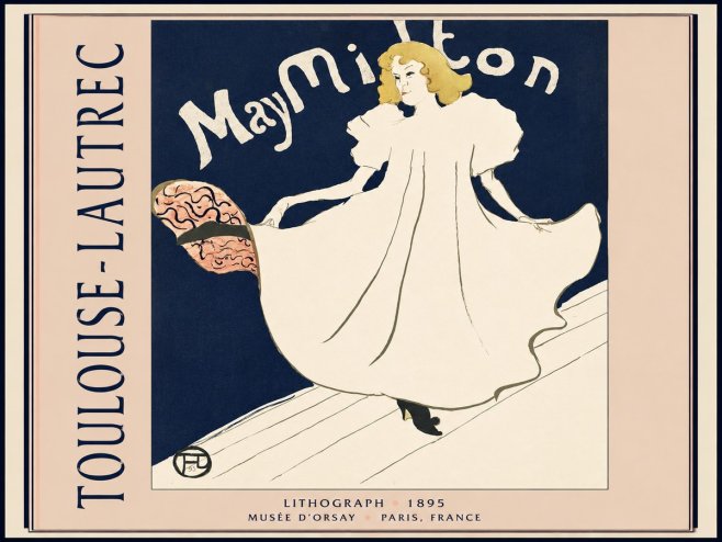 Toulouse-Lautrec May Milton No2 - Juliste