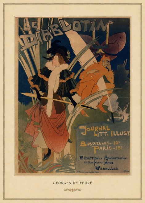 Georges de Feure Le Diablotin I No4 - Juliste