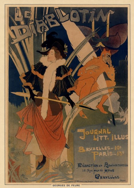 Georges de Feure Le Diablotin I No6 - Juliste
