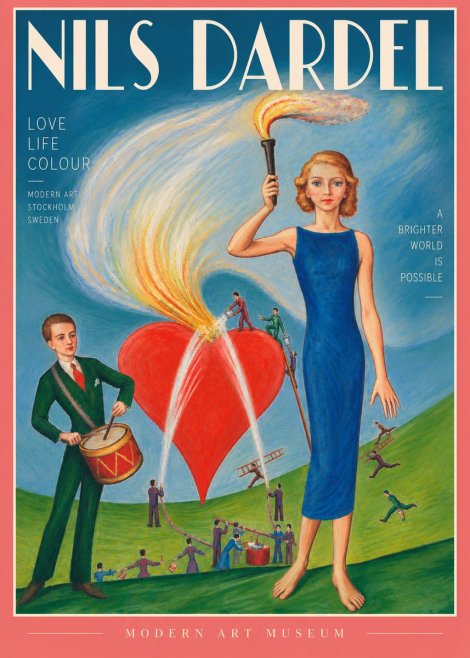 Nils Dardel The Flame of Life No4 - Juliste