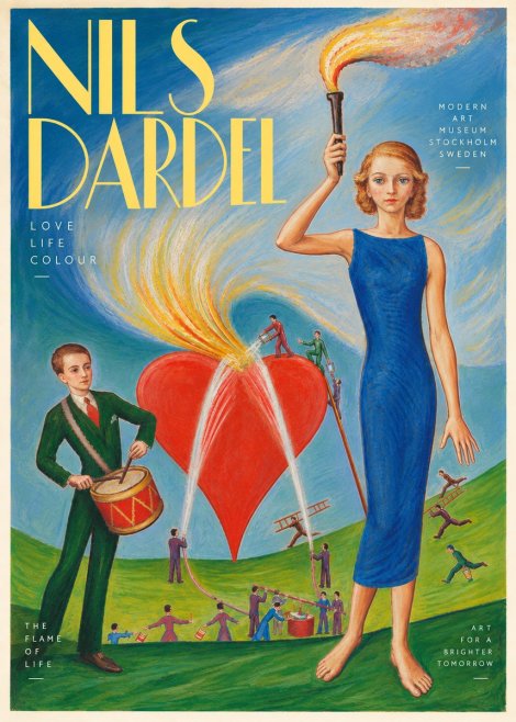 Nils Dardel The Flame of Life No6 - Juliste