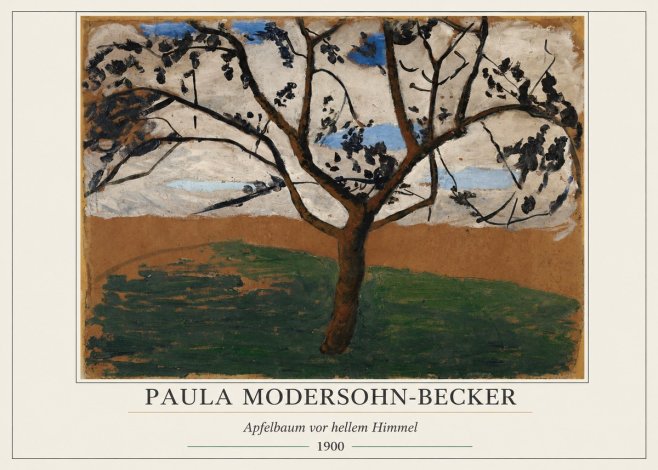 Paula Modersohn-Becker Apfelbaum Vor Hellem Himmel No5 - Juliste