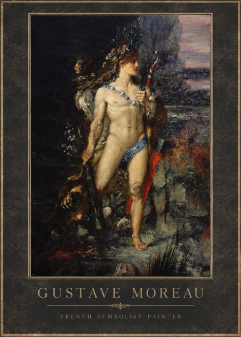 Gustave Moreau Saint Sebastian I No1 - Juliste