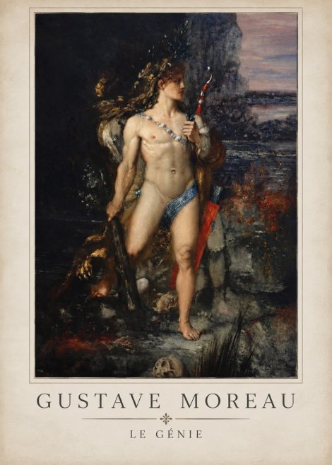 Gustave Moreau Saint Sebastian I No5 - Juliste