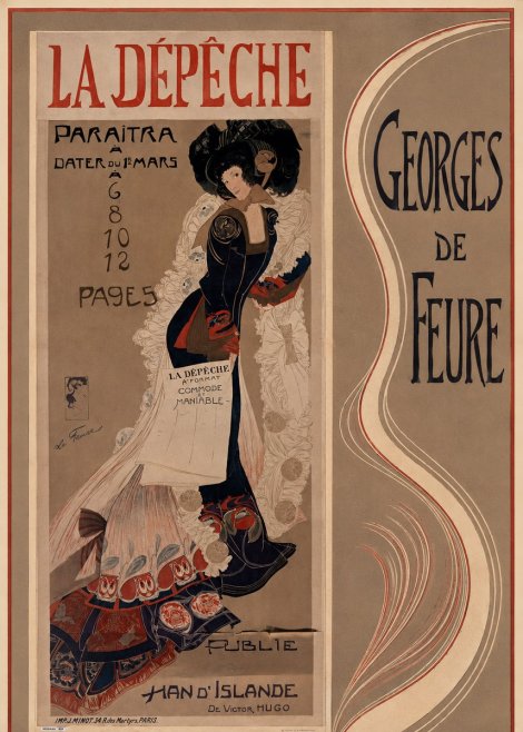 Georges de Feure La Dépêche II No5 - Juliste