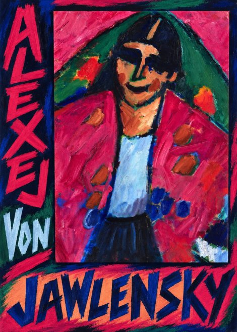 Alexej von Jawlensky Head of a Man No5 - Juliste