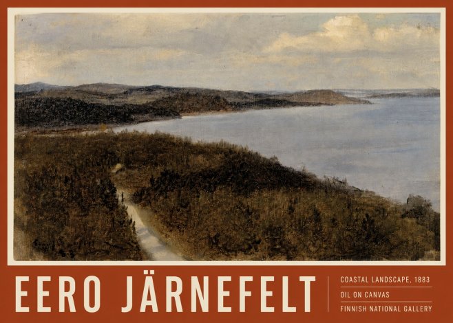 Eero Järnefelt Coastal Landscape, 1883 No4 - Juliste