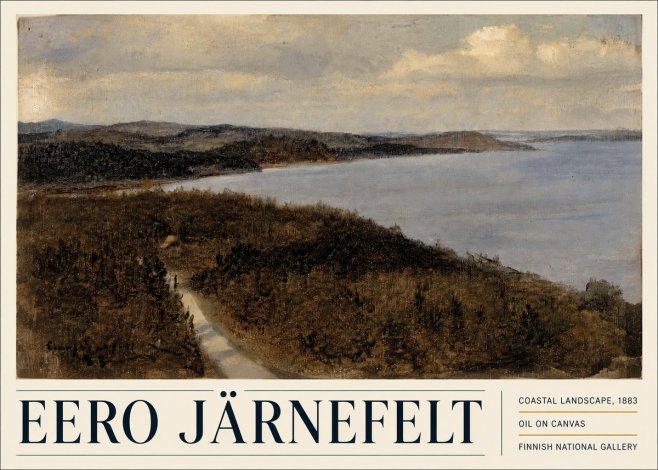 Eero Järnefelt Coastal Landscape, 1883 No5 - Juliste