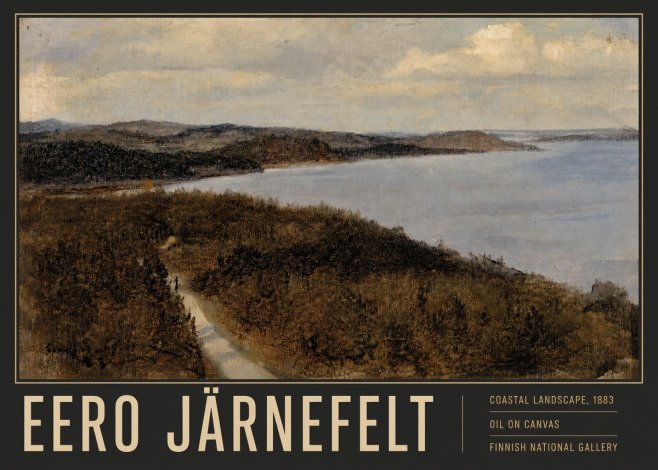 Eero Järnefelt Coastal Landscape, 1883 No6 - Juliste