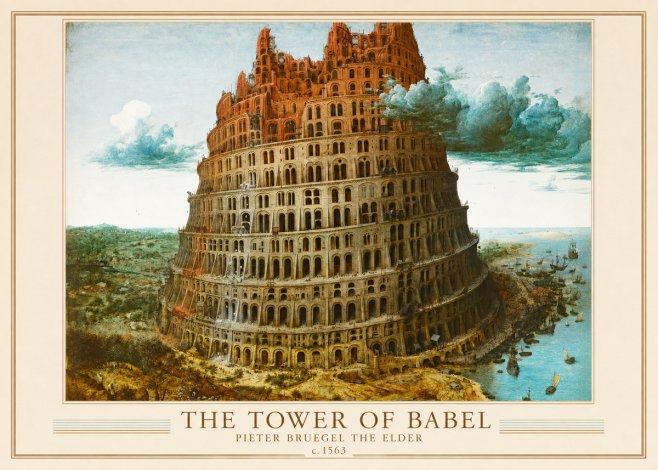 Pieter Bruegel The Tower of Babel III No1 - Juliste