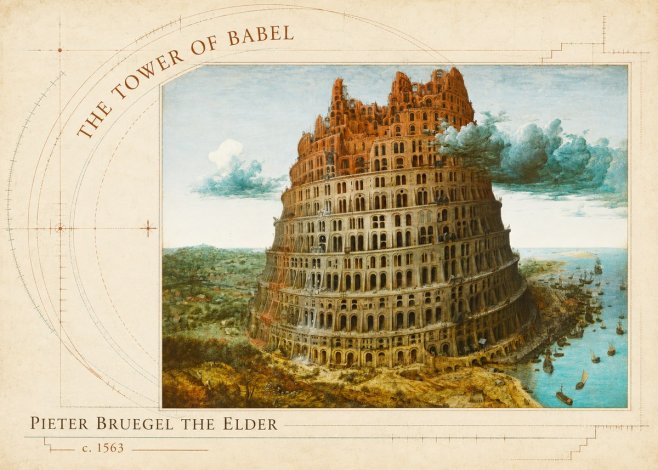 Pieter Bruegel The Tower of Babel III No5 - Juliste