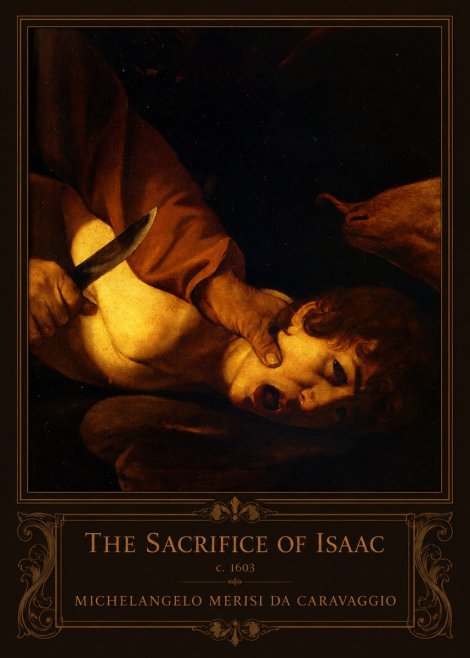 Michelangelo Merisi da Caravaggio The Sacrifice of Isaac II No4 - Juliste