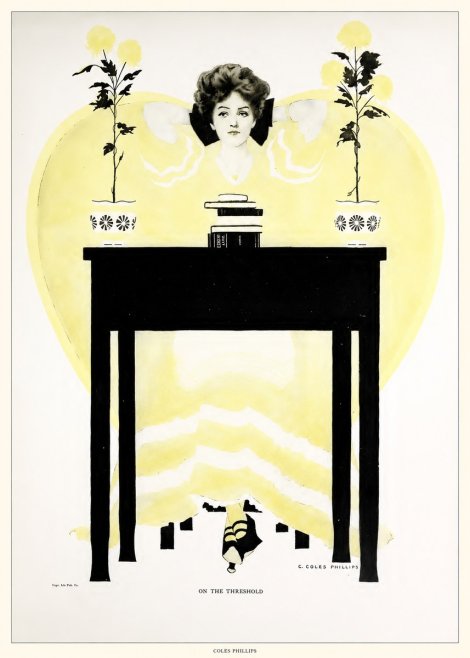 Coles Phillips On the Threshold No6 - Juliste