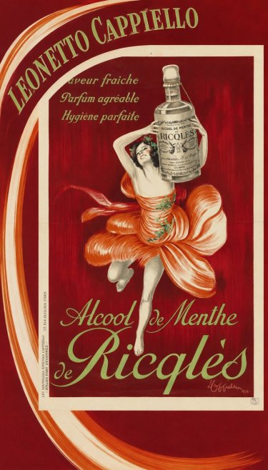 Leonetto Cappiello Alcool De Menthe De Ricqlès I No3 - Juliste