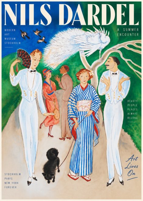 Nils Dardel A Brighter World No6 - Juliste
