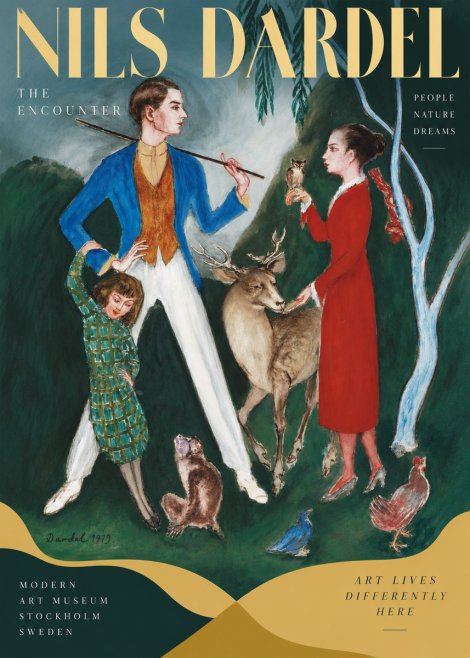 Nils Dardel The Encounter No5 - Juliste