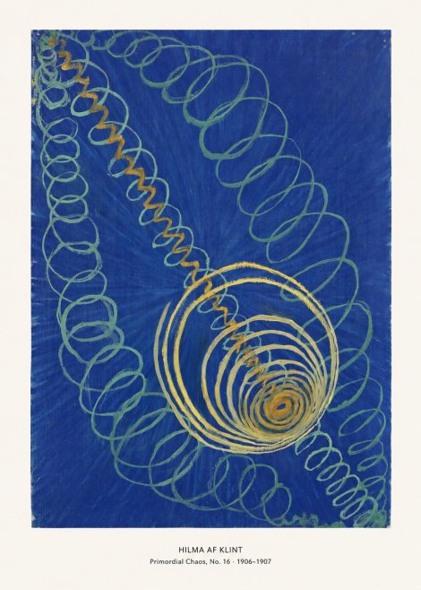 Hilma af Klint Primordial Chaos, No. 16 No6 - Juliste