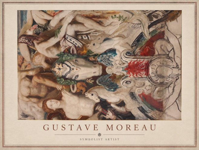 Gustave Moreau Mythological Composition No1 - Juliste